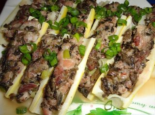 小笋管冬菜肉的做法