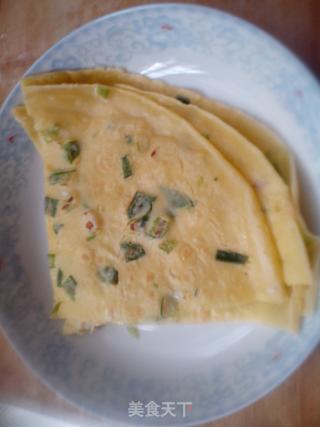 葱香鸡蛋饼的做法