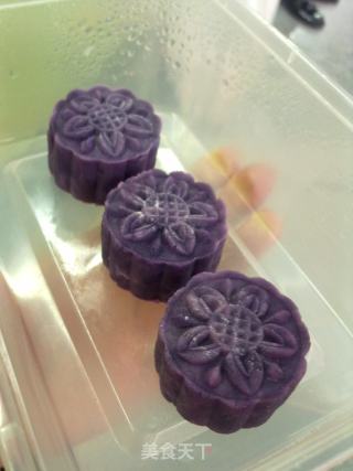 紫薯豆沙糕的做法