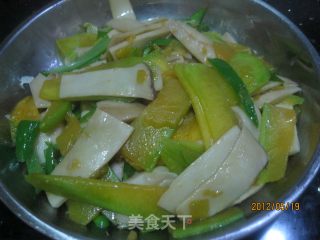 素炒牛腿菇的做法
