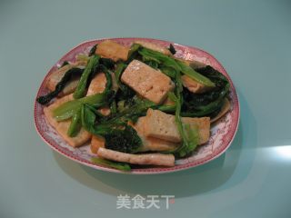 小白菜炒豆腐的做法