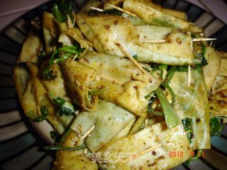 香菜百叶包的做法