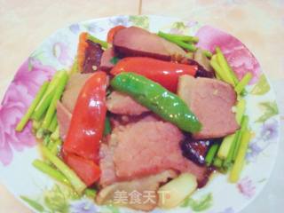 蒜薹炒腊肉的做法