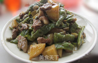 豆角炖土豆的做法