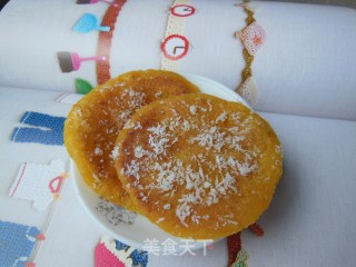 椰香南瓜饼的做法