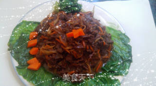 姜炒牛肉丝的做法