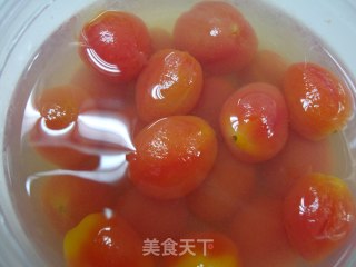 冰镇梅渍圣女果的做法