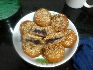 红薯芝麻饼的做法