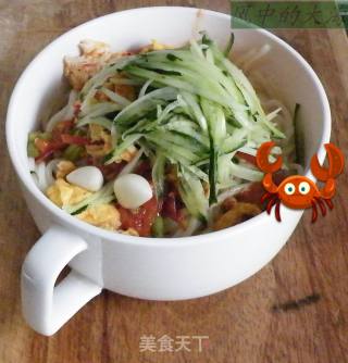 西红柿打卤面的做法