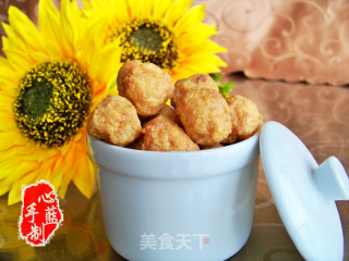 心蓝手制私房菜【黄金飘香肉丸】——喝酒的男人是寂寞的