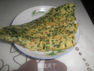 韭菜鸡蛋饼的做法
