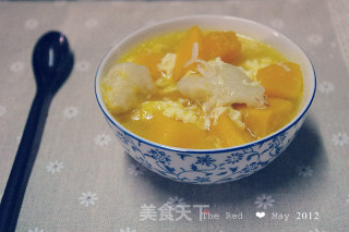 南瓜蛋花面疙瘩的做法