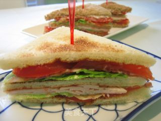 筒易美式午餐——火鸡培根三明治（Turkey Club)的做法
