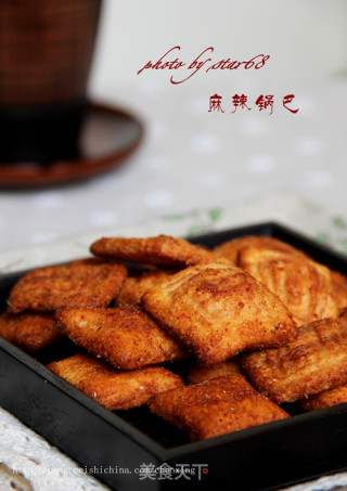 在家自制麻辣锅巴的做法