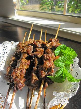 烤孜然羊肉串的做法