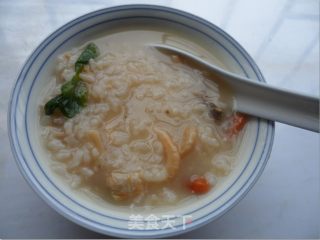 鱿鱼虾米粥的做法