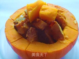 南瓜蒸腊鱼的做法
