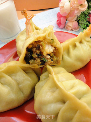 鲜虾猪肉大蒸饺的做法