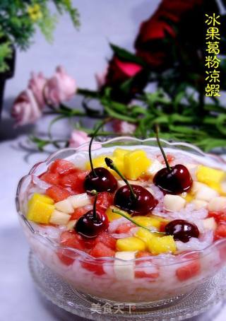 冰果葛粉凉虾的做法