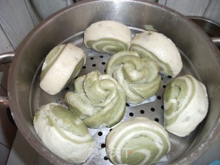 双色米粥馒头的做法