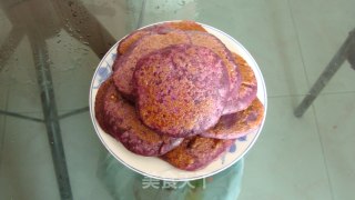 紫薯饼的做法