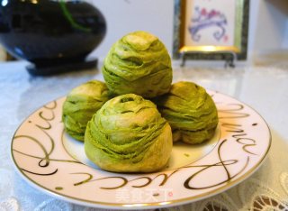 抹茶红豆酥的做法