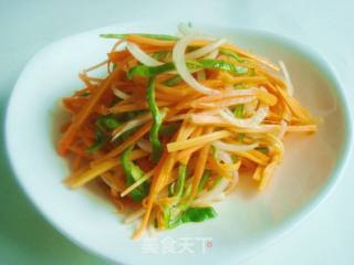 凉拌三丝——新疆味道的做法
