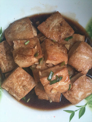 小葱煎豆腐的做法