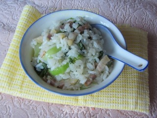 青菜咸肉饭的做法