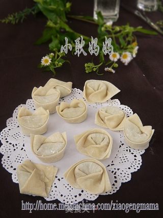馄饨的包法