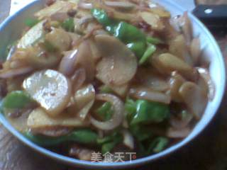 洋葱土豆片炒肉片的做法