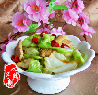 心蓝手制私房菜【美极手撕包菜】——花花年代无奈的老酱油