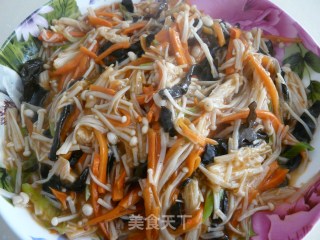 鱼香金针菇的做法