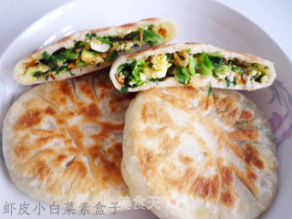 香菇虾皮小白菜素盒子的做法