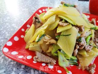青笋肉片的做法