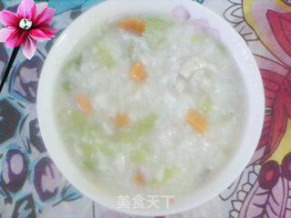 廋肉青菜粥的做法