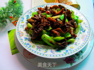 家常菜----青椒鸭杂