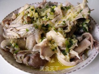 香葱手撕鸡的做法
