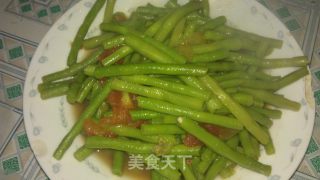 茄味豇豆的做法