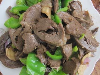 猪心炒青椒——长点“心”吧！的做法