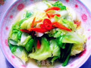 手撕包菜的做法