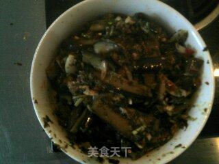 雪菜炒茄子的做法