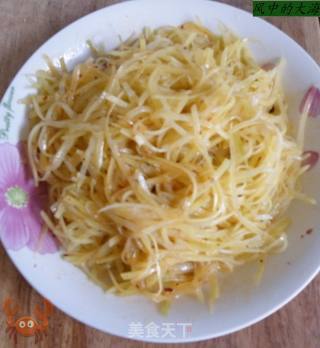 炝土豆丝的做法
