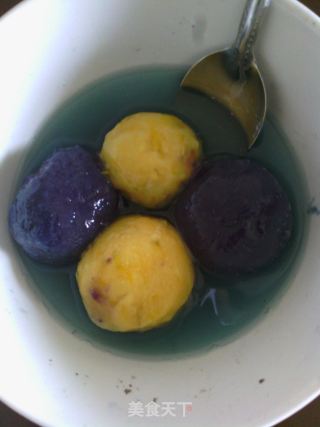 爱糯米食品——紫薯汤圆的做法