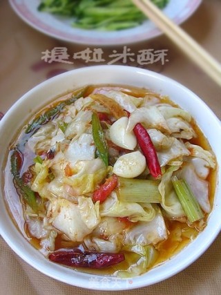 少年夫妻老来伴——番茄版手撕包菜的做法