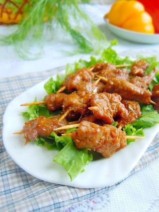 牙签肉的做法