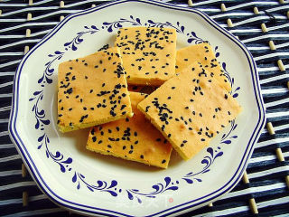 黑芝麻饼的做法
