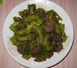 苦瓜豆鼓炒牛肉的做法