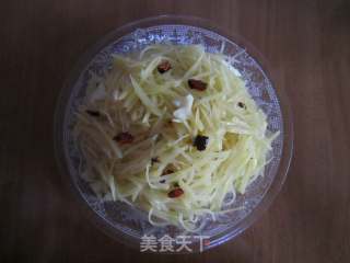 炝土豆丝的做法