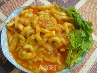 茄条西红柿的做法